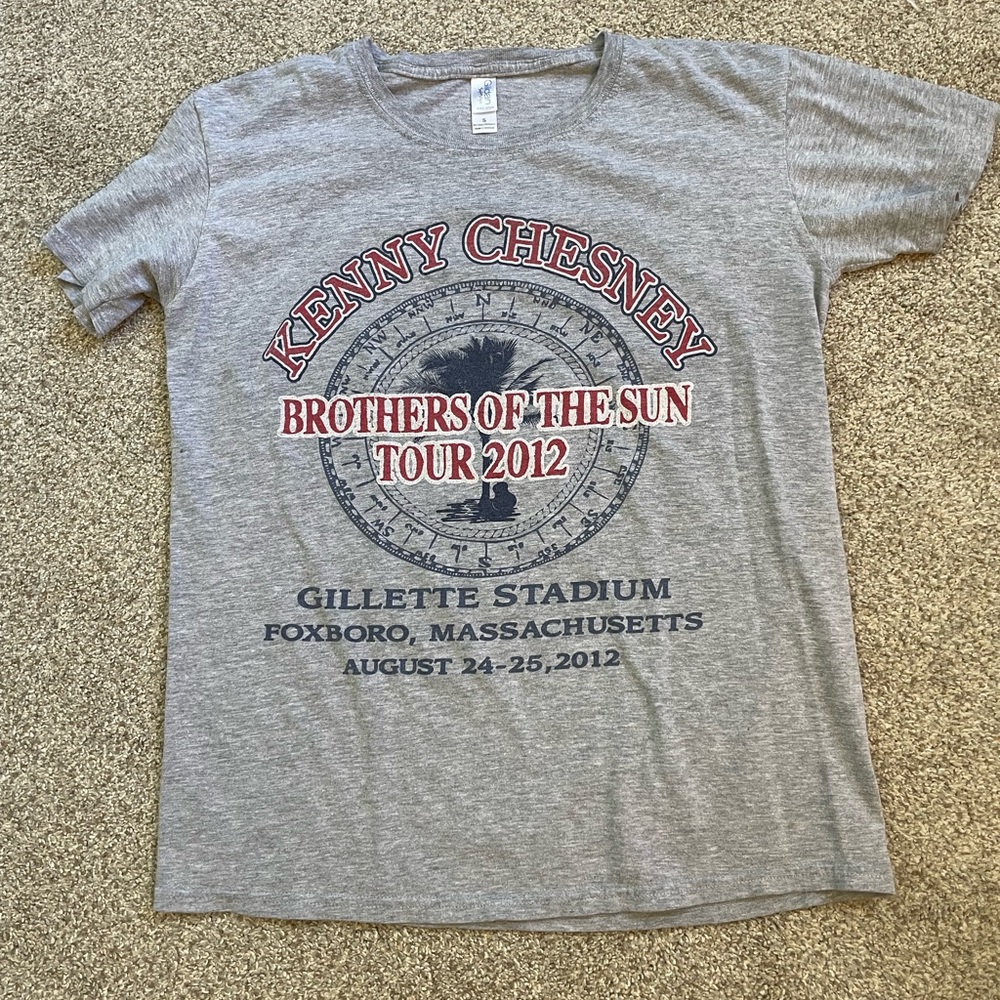 Gray Kenny Chesney Tour 2012 T-Shirt